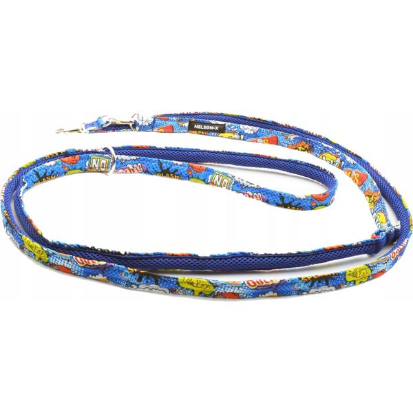 Cordino Reversibile Nelson-X Floreale 2,5 M/2 Cm Pali Con Moschettone Standard-image