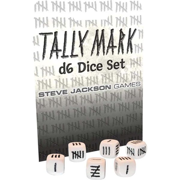 Set Di Dadi Tally Mark D6 - Set Di Dadi-image