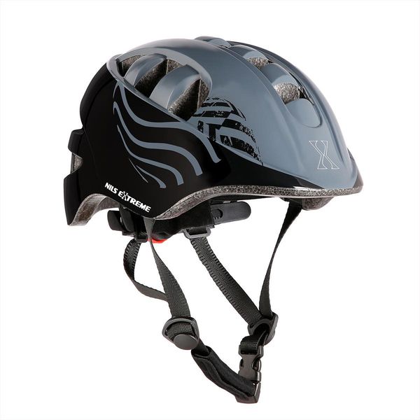 Mtw08 Nero Taglia Xs (48-55 Cm) Casco Nils Extreme-image