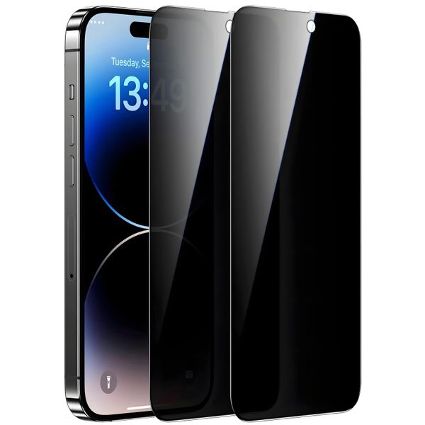 Avana Iphone 17 / Iphone 17 Pro Protezione Dello Schermo In Vetro Blindato Per La Privacy 9H Anti-Spia 2 Pezzi-image