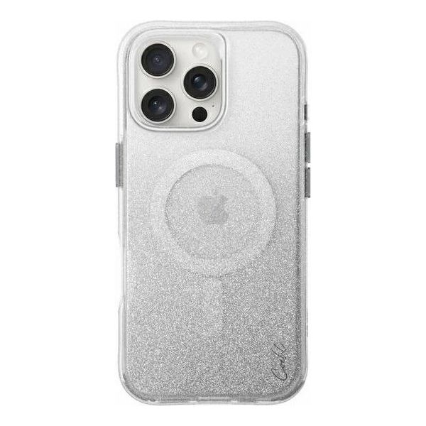 Uniq Etui Coehl Lumino Iphone 16 Pro Max6.9 Ricarica Magnetica Srebrny/Argento Brillante-image