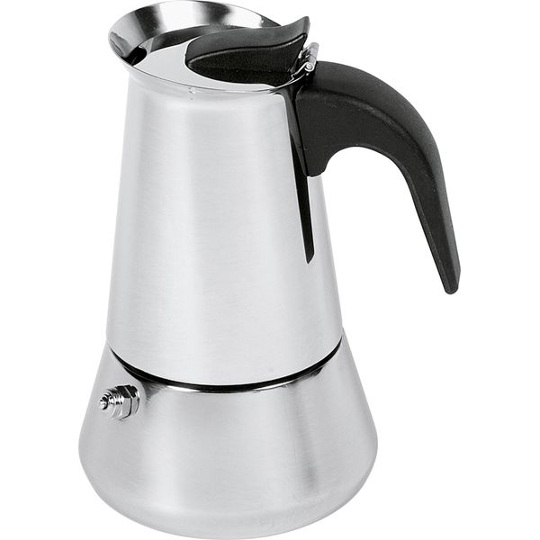 Weis Caffettiera Per Espresso 4 Tazze In Acciaio Inox-image