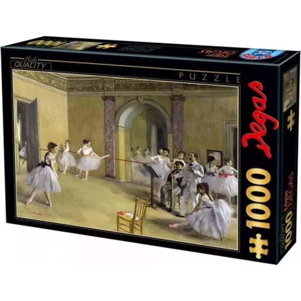 D-Toys Puzzle Arte Edgar Degas Danza Foyer Opera 1000 Pezzi-image
