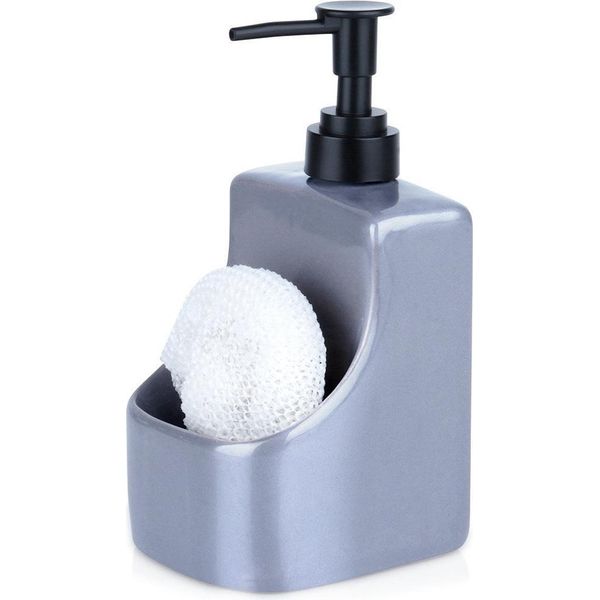 Dosatore Detersivo 400 Ml Con Portaspugna E Spugnetta-image