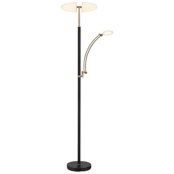Globo Lighting Led Stehlampe "Tirana", Schwarz, Leuchten, Stehleuchte/Wohnzimmer/Schlafzimmer/Flur, Led Stehlampe-image