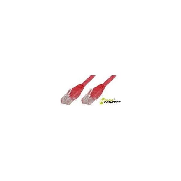 Microconnect - Netzwerkkabel - RJ-45 (M) Zu RJ-45 (M) - 25 M - Utp - Cat 6 - Rot-image