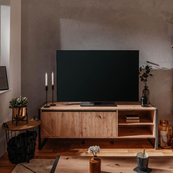 Mobile Porta Tv L160XP40XH55 Denver54 Colore Quercia Antracite-image