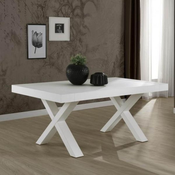 Tavolo Allungabile Gondar 180X100 Cm. Colore Bianco Larice-image