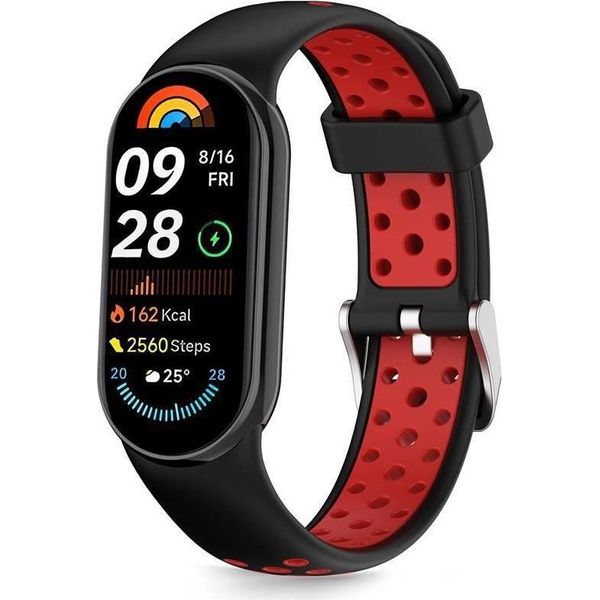 Pasek Tech-Protect Iconband Air Na Xiaomi Smart Band 8 / 9 / 10 / Nfc - Czarno-Czerwony-image