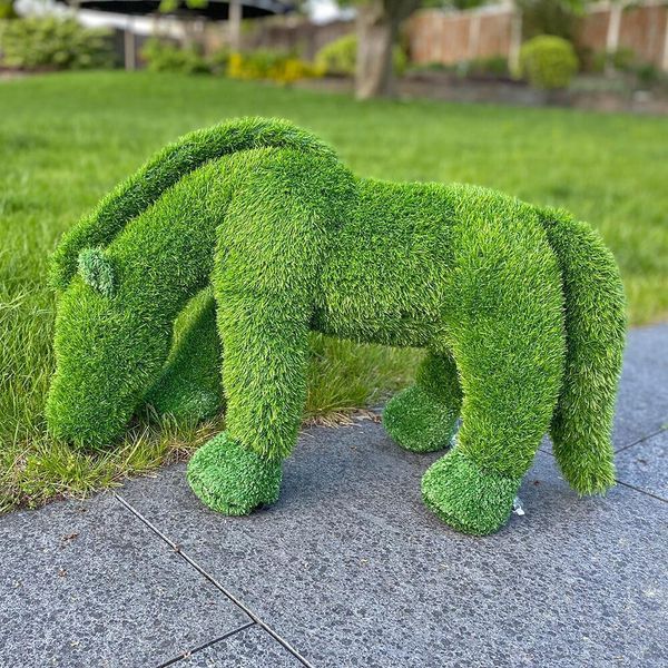 Aniplants, Figura In Erba, "Cavallo"", Piccola, Decorazione Da Giardino, 46Cm"-image