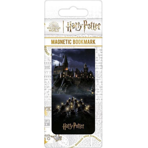 Harry Potter - Segnalibro Magnetico, Castello Di Hogwarts PM9448 (Taglia Unica) (Nero)-image