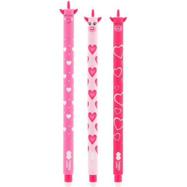 Penna Cancellabile Unicorno Rosa Happy Color-image