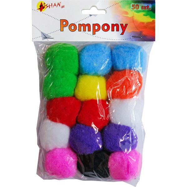 Pompon Colorati Mix 5 Cm 15 Pz Shan SP25-image