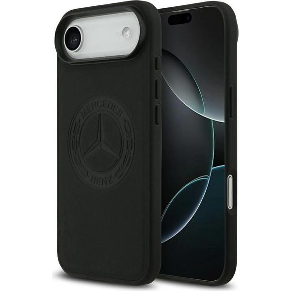 Etui Mercedes Leather Vintage Logo Magsafe Na Iphone Air - Czarne-image