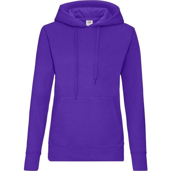 Fruit Of The Loom Felpa Con Cappuccio / Maglione Con Cappuccio Da Uomo BC366 (M) (Viola)-image