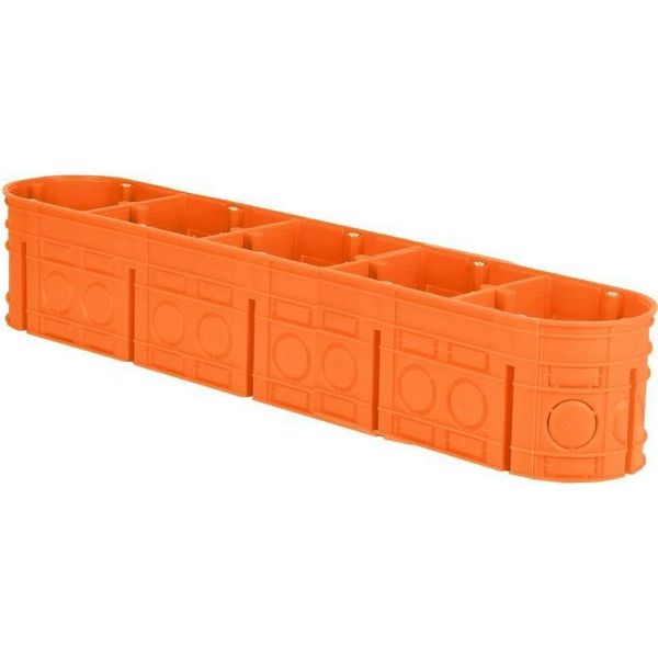 Simet Scatola Da Incasso A 5 Ingressi Multiwall M5X60F 60Mm Arancione (33172008)-image