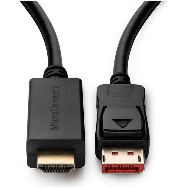 Microconnect MC-DP-HDMI-3004K Adattatore Per Cavo Video 3 M Displayport Nero-image