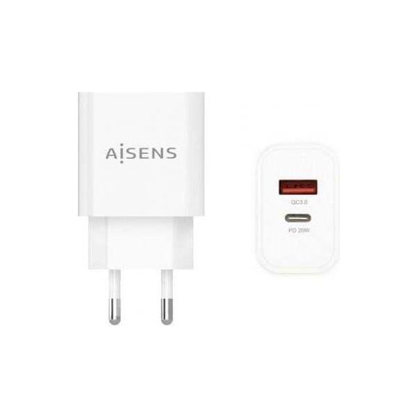Aisens A110-0681/ 1Xusb Type-C/ 1Xusb/ 20W Caricatore Da Parete-image