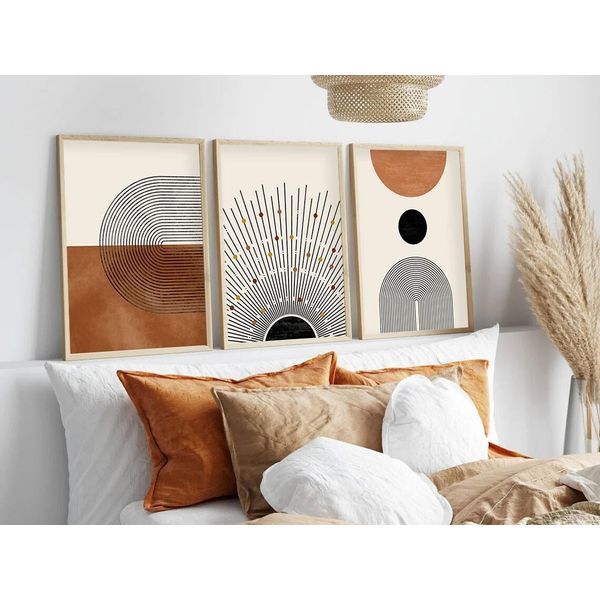 Wallity, Huhu198 - 50 X 70, Quadri, Multicolore, Mdf, 50 X 70 Cm-image