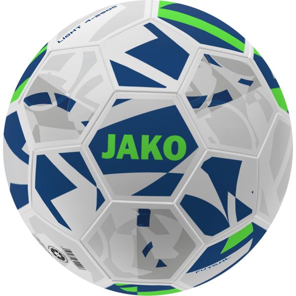 Jako Unisex Lightball Futsal - 2366, Colore:Bianco/Navy/Verde Luna, 290G, Taglia:4-image