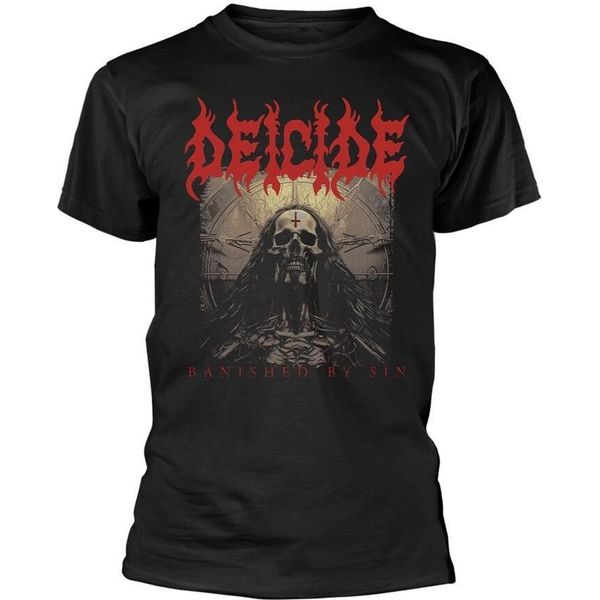 Deicide - Maglietta "Banished By Sin"" Per Uomo/Donna Unisex PH4221 (L) (Nero)"-image