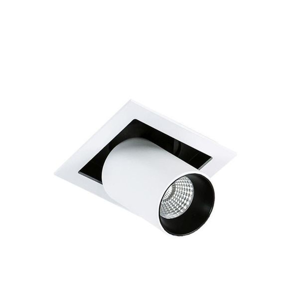 Italux Mercanta Apparecchio Da Incasso Bianco Mobile GL7117-1/12W 4000K Wh+Bl-image