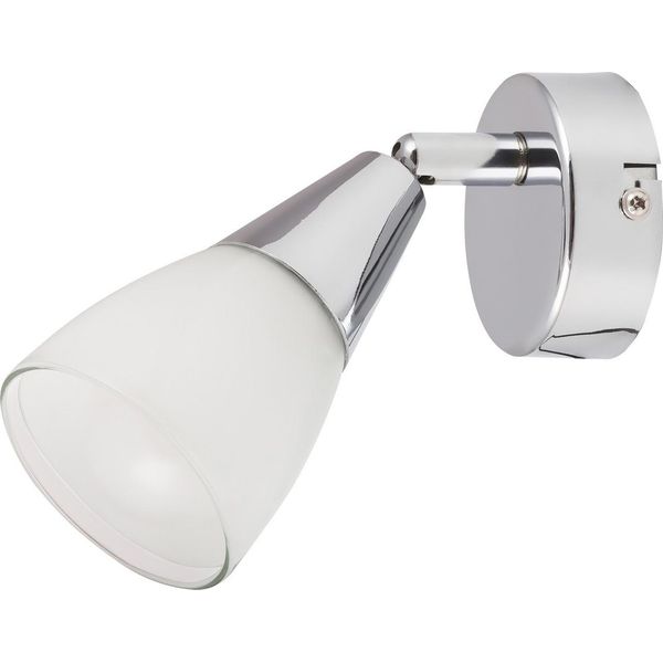 Lampada Da Parete Moderna In Vetro E14 Cromo Nicolette 6767 Rabalux-image