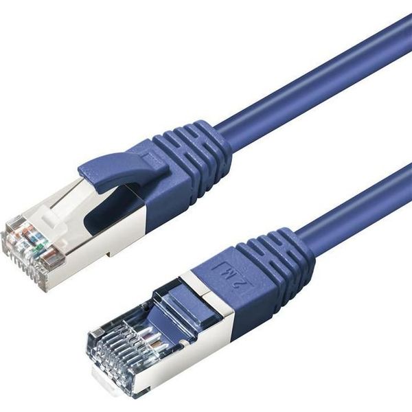 Microconnect MC-SFTP6A005B Cavo Di Rete Blu 0,5 M Cat6A S/Ftp (S-STP) (MC-SFTP6A005B)-image