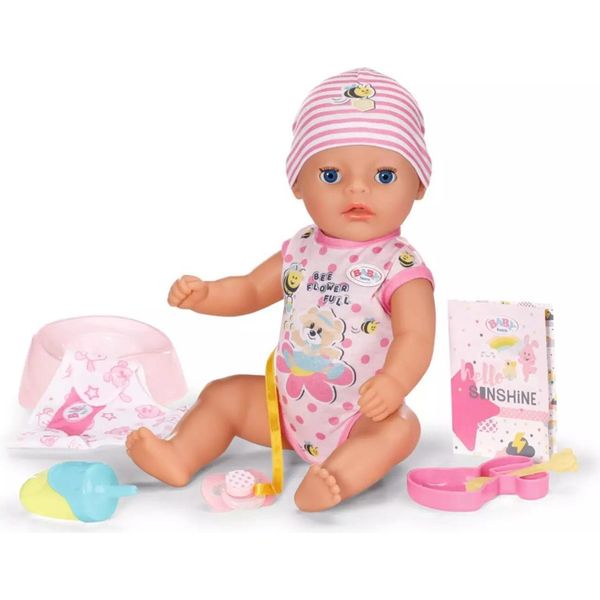 Baby Born Lena (Little Baby Girl) 36 Cm, Bambola Con 7 Funzioni Per Bambini A Partire Da 1 Anno, Funziona Senza Batteria, Alta 36 Cm, Nera-image