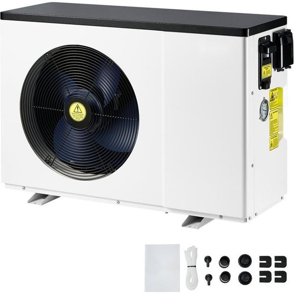 Pompa Di Calore Elettrica Per Piscina A Risparmio Energetico - Frequenza Variabile 2,51-11,38 Kw - Riscaldamento Efficiente Della Piscina-image