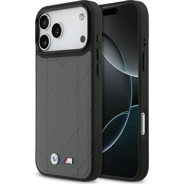 Custodia Bmw M Logo Trapuntato Magsafe Na Iphone 17 Pro Max - Grafitowe-image