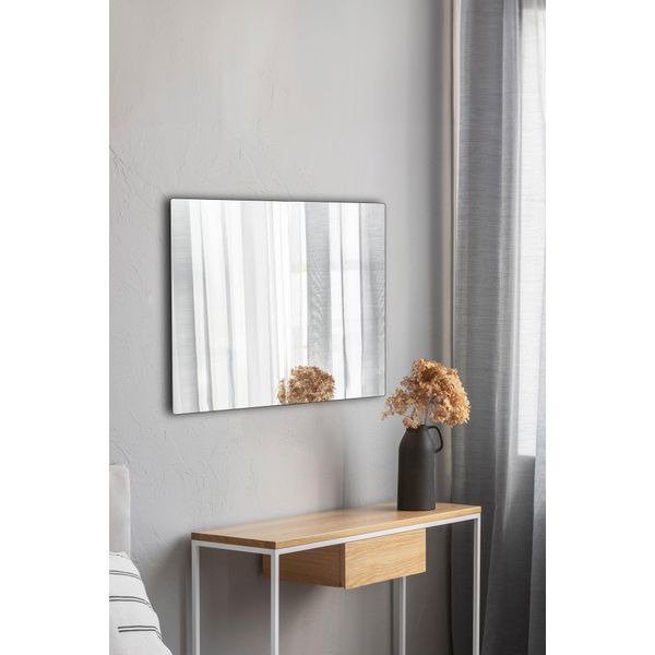 Skye Decor, Rettangolare - 40 X 60 Cm - Argento, Specchio, Chiudibile A Chiave, Specchio Infrangibile, Argento, 40 X 40 X 60 Cm-image