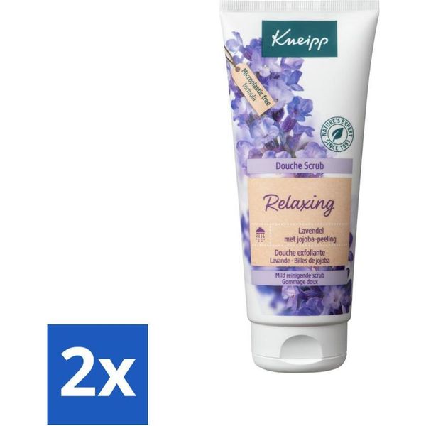 Kneipp - Gommage Doccia - Rilassante - Lavanda - Profumo Floreale - 200 Ml - Confezione Vantaggiosa - 2 Pezzi-image