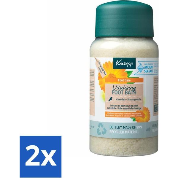Da Pediluvio Kneipp - Vitalizzante - Profumo Di Agrumi - 600 G - Confezione Risparmio - 2 Pezzi-image