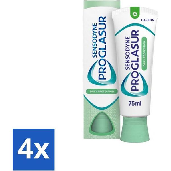 Sensodyne Dentifricio Proglaze Protezione Quotidiana 75 Ml - Confezione Risparmio - 4 Pezzi-image
