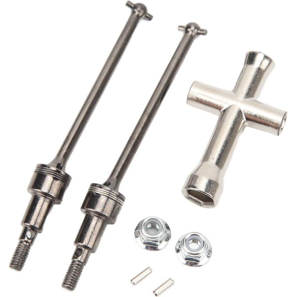 Albero Di Trasmissione Anteriore In Metallo Cvd Per Scy 16101 16102 16103 16201 1/16 Rc Car Upgrade Parts-image