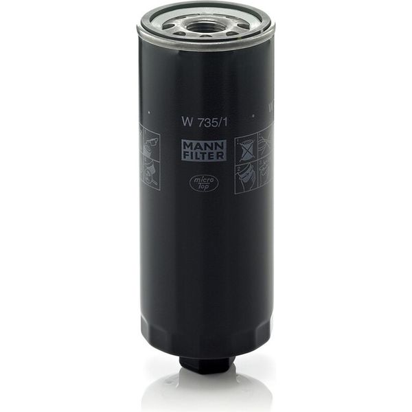 MANN-FILTER Filtro Olio W 735/1-image