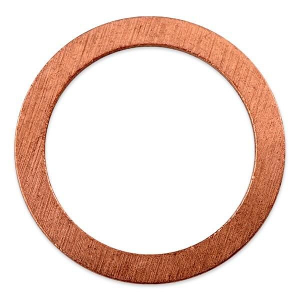 Guarnizione Tappo Scarico Olio 12X16X1 Rame.-image