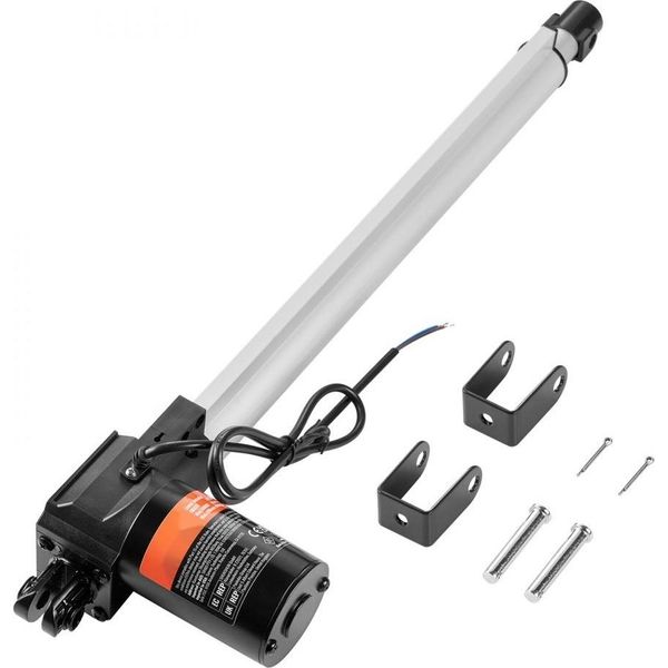 6000N Attuatore Lineare Dc 12V - Motore Lineare Elettrico Lunghezza Corsa 400 Mm - Apriporta Elettrico IP44 - Livello Di Rumorosità ≤50Db - Velocità Di Traslazione 5Mm/S - Tecnologia Lineare Attuatore Regolabile-image