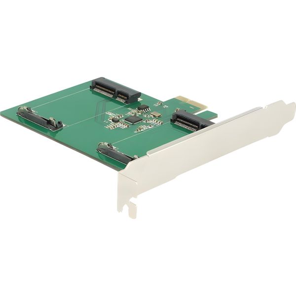 Delock - Speicher-Controller - 2 Sender/Kanal - Sata 6Gb/S - 600Mbps - Pcie 2,0 X1 (89479)-image