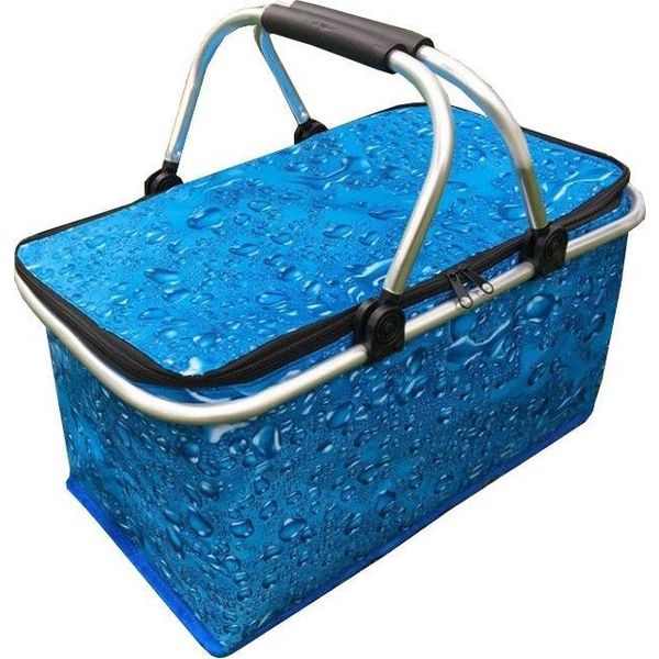 Cestino Termico Pieghevole Per La Spesa, Picnic 47X27X23Cm KP01WOD-image