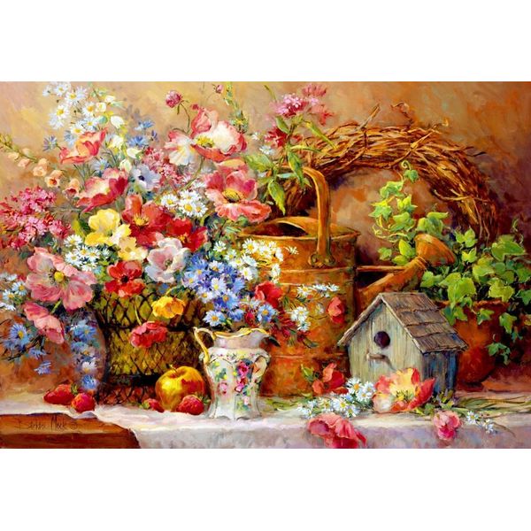 Bluebird Puzzle Garden Medley - 1000 Teile Bunt-image