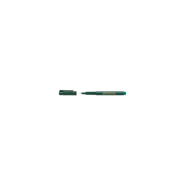 Faber-Castell 151163 Penna A Punta Fine Finepen 1511 - 0,4 Mm, Verde (Indelebile)-image