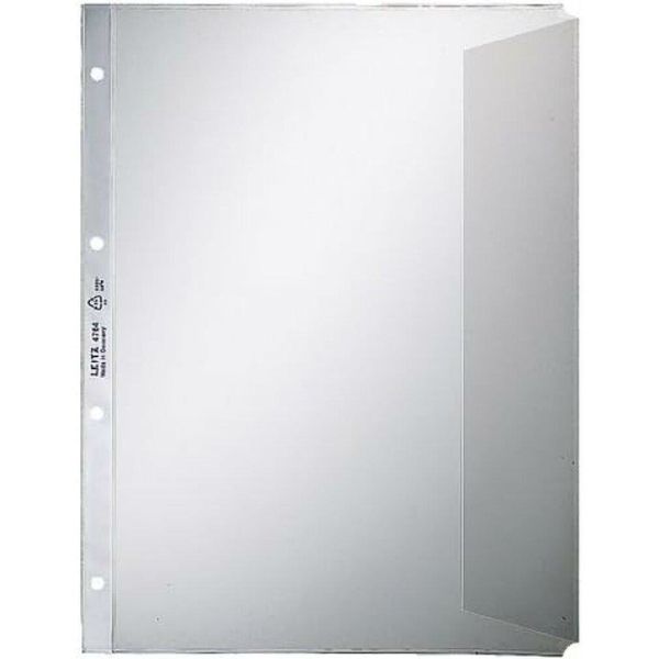 Leitz 47640000 50 Tasche Portadepliant Leitz 4764 Din A4 Trasparente Grana 0,12 Mm-image