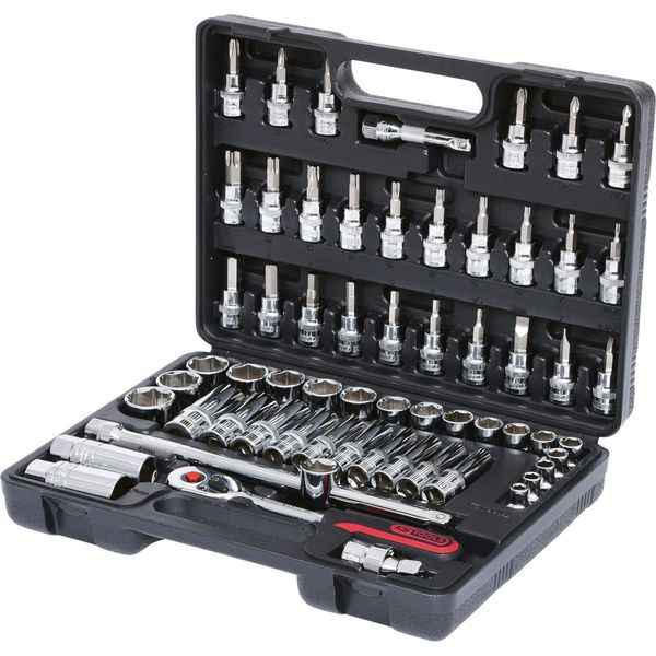 Ks Tools Set Di Chiavi A Bussola 3/8 Chrome+, 61 Pezzi, 918.0661-image
