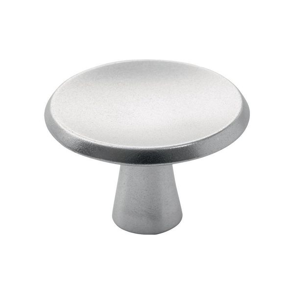 Pomello Per Mobili 3751 In Fusione Di Alluminio Anodizzato Argento Con Vite M4X25Mm Hermeta-image