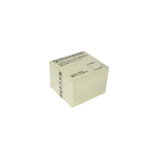 Soennecken Sticky Note Oeco 5829 Rc 75X75Mm 100 Fogli Giallo 6Pz.-image