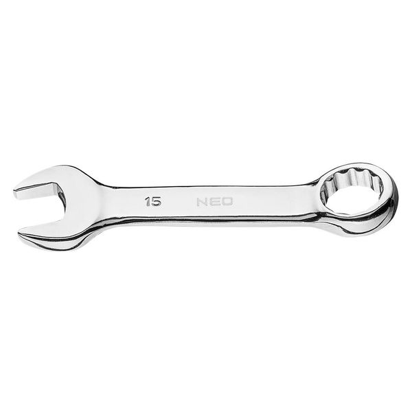 Neo Tools Chiave Combinata 15 X 118 Mm, Acciaio Al Crv, DIN3113, | Chiave A Forchetta, Chiave A Forchetta-image