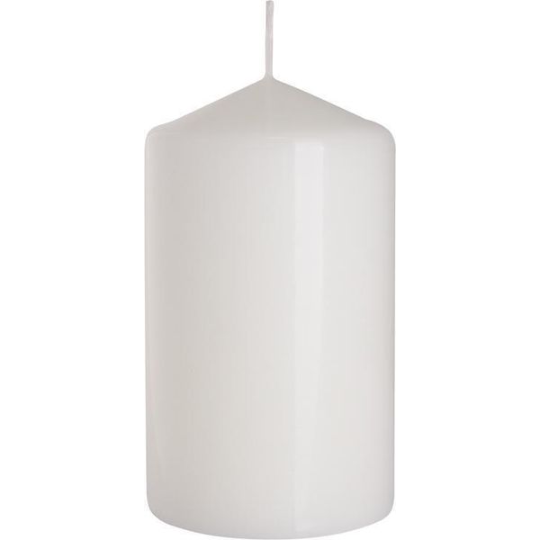 Candela A Cilindro Bispol Aura 50H 12CM SW70/120 Bianco-image