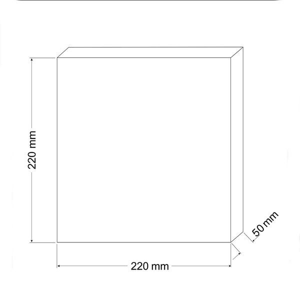 Spugna Filtrante Media 30Ppi 22X22X5Cm Happet-image